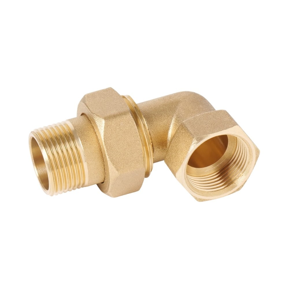 Американка угловая ViEiR латунная 3/4 гайка × 3/4 штуцер HJL44