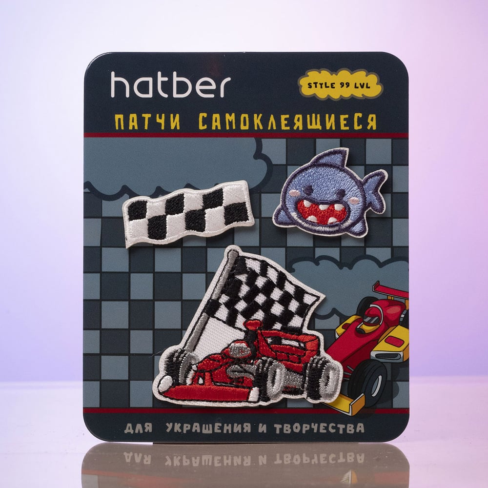 Наклейки декоративные самоклеящиеся (патчи) -В мире приключений Hatber 093511