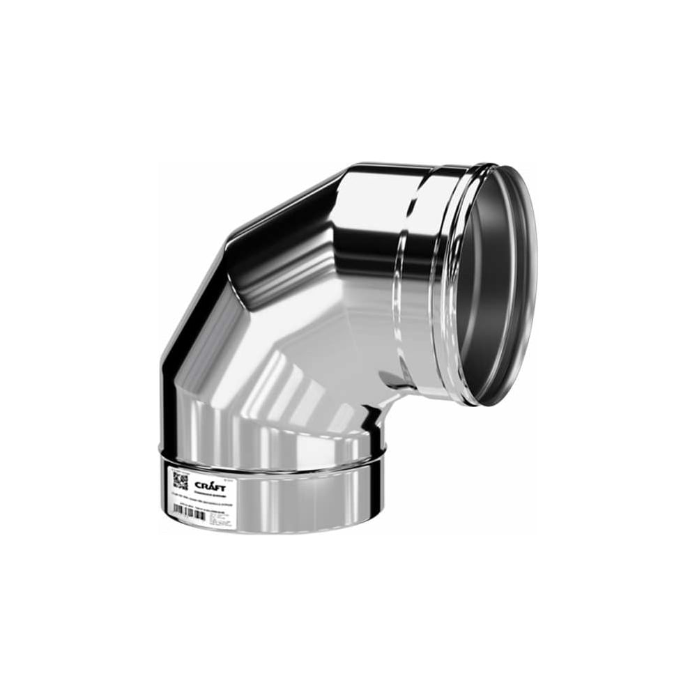 Изображение товара Колено КРАФТ Стандарт 90 (316/0,8) Ф150 c350804 Изображение товара Колено КРАФТ Стандарт 90 (316/0,8) Ф150 c350804