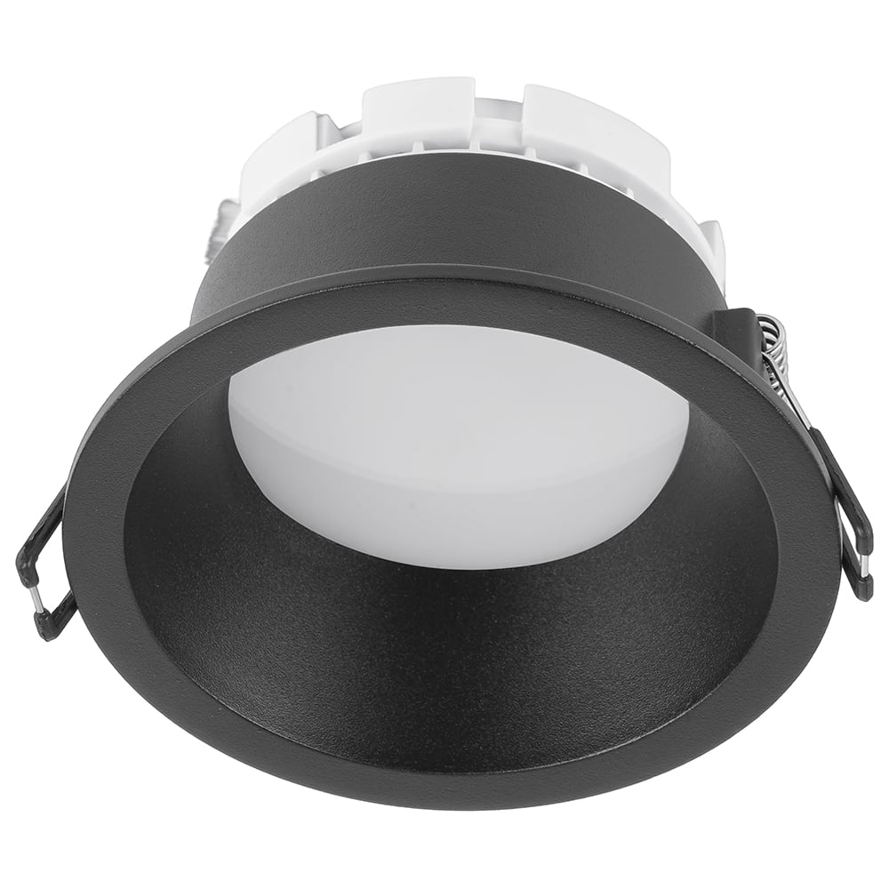 Светильник потолочный встраиваемый FERON 15W 230V GX53, черный, круг, без л 53308