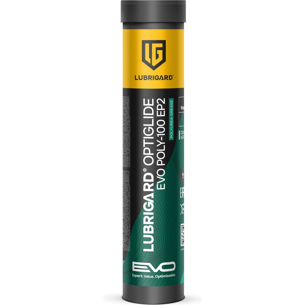 Изображение товара Смазка пластичная LUBRIGARD OPTIGLIDE EVO POLY-100 EP2 20x400 мл LGEOGPOLY100EP2RCC20