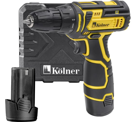 Изображение товара Аккумуляторная дрель-шуруповерт Kolner 12 Вольт 8020100313