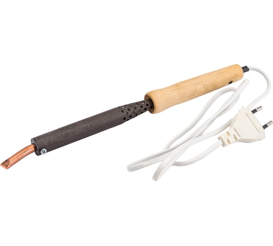 Изображение товара Паяльник Navigator NSE-Pes01-100W-СI дерево, клин изогнутый 80695