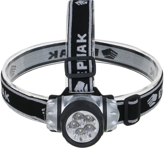 Изображение товара Фонарь ЕРМАК налобный 5 ярк. LED, 3xAAA, 6,5x4,3 см 328-068