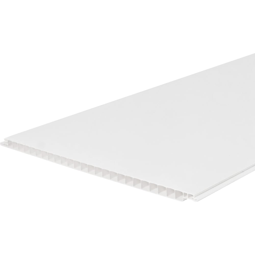 Панель ПВХ 250х2700х9 мм Stella Light матовая белая 0,67 кв.м - 2