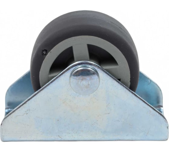 Изображение товара Колесо неповоротное на площадке 30 мм, Левша сер. Рез У8-8949