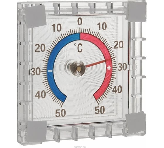 Изображение товара Пластиковый оконный термометр Добропаровъ Биметаллический 4444066