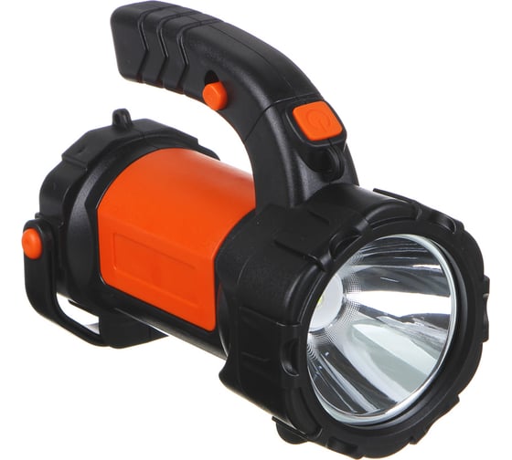 Изображение товара Фонарь ЕРМАК прожектор, 1 LED + 1 COB, 3Вт + 3Вт, аккумулятор 2400мАч, USB, 17х13см, пластик 223-005