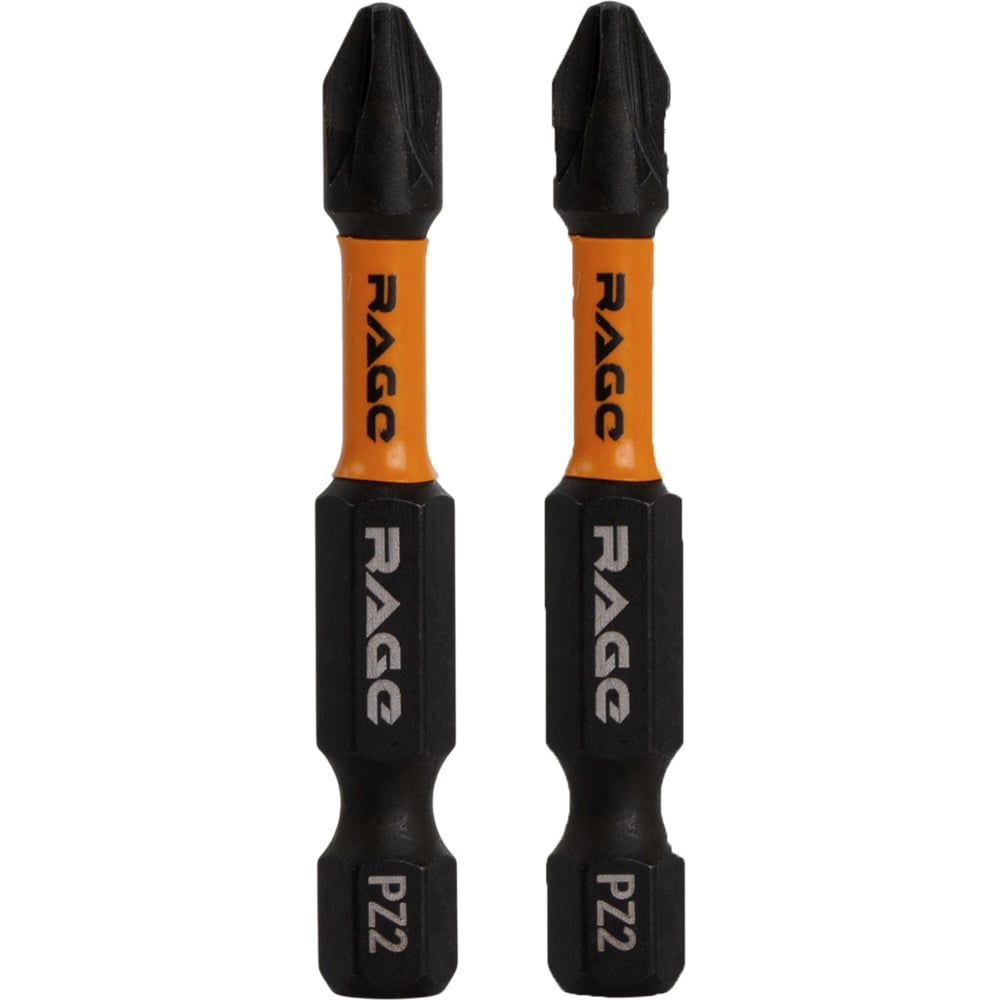 Биты торсионные RAGE S2 3rd generation PZ2 x 50 мм 2 шт 554462