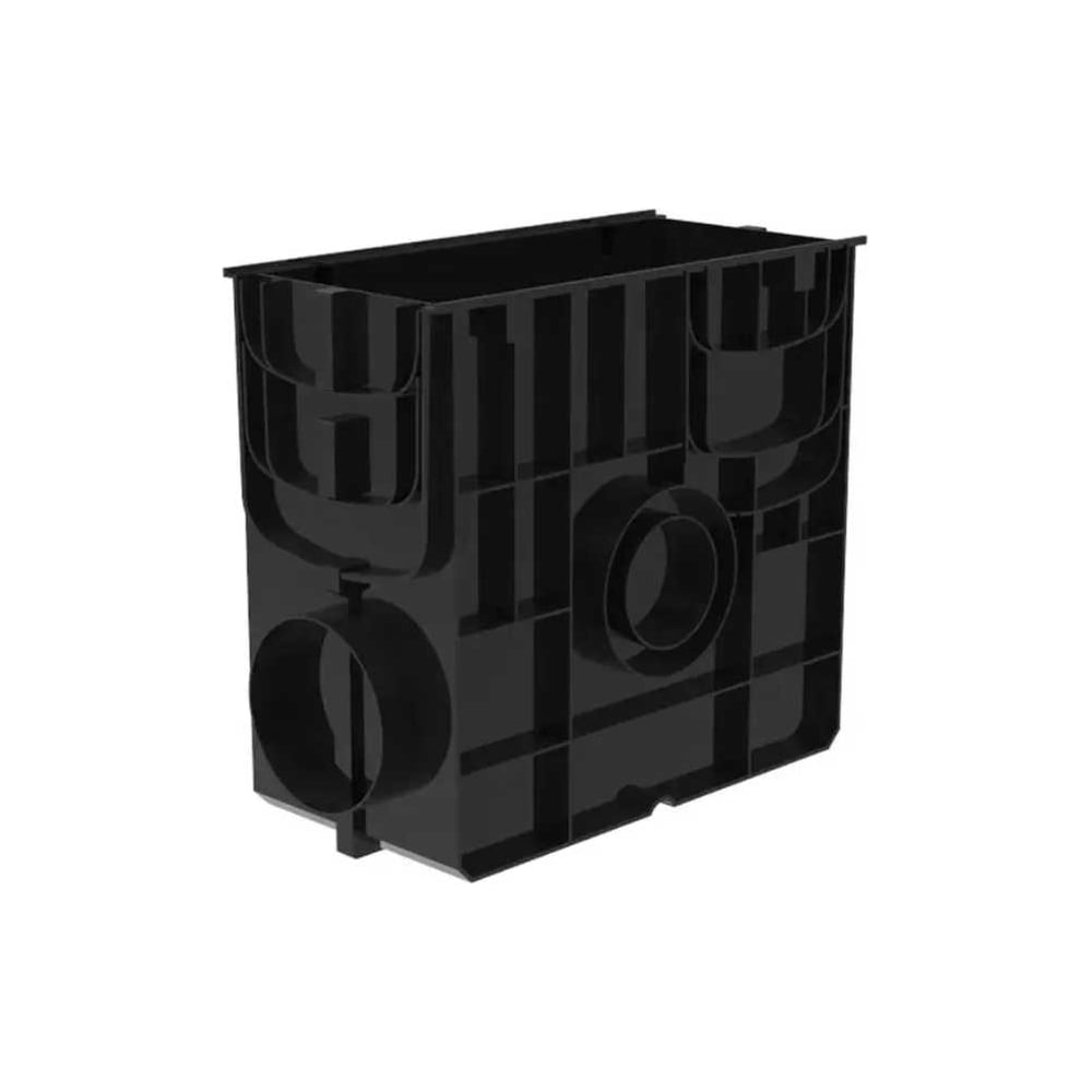 Пескоуловитель пластиковый Gidrolica Standart DN150, чугунная ячеистая решетка, класс C250 818517