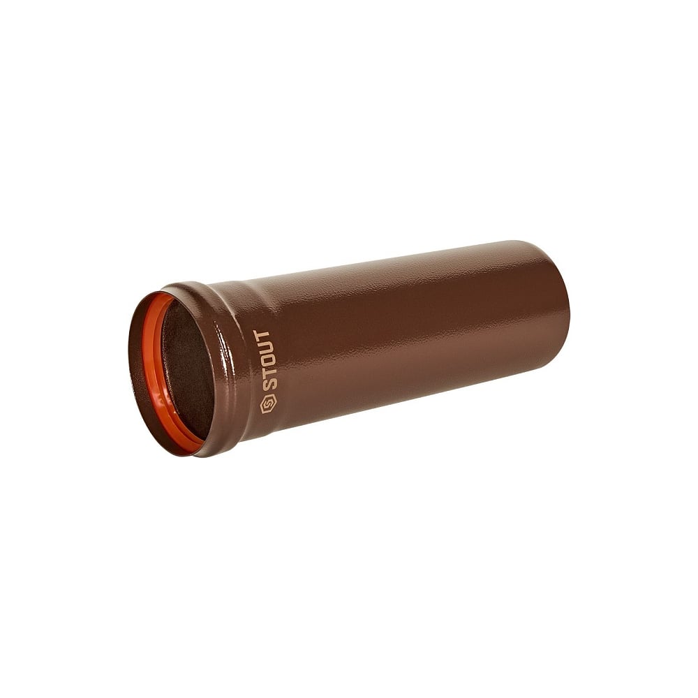 Удлинитель дымохода STOUT SCR-0080-700250 традиционный D80(п-м), L250, коричневый PEE9H4MMBMIRAQ