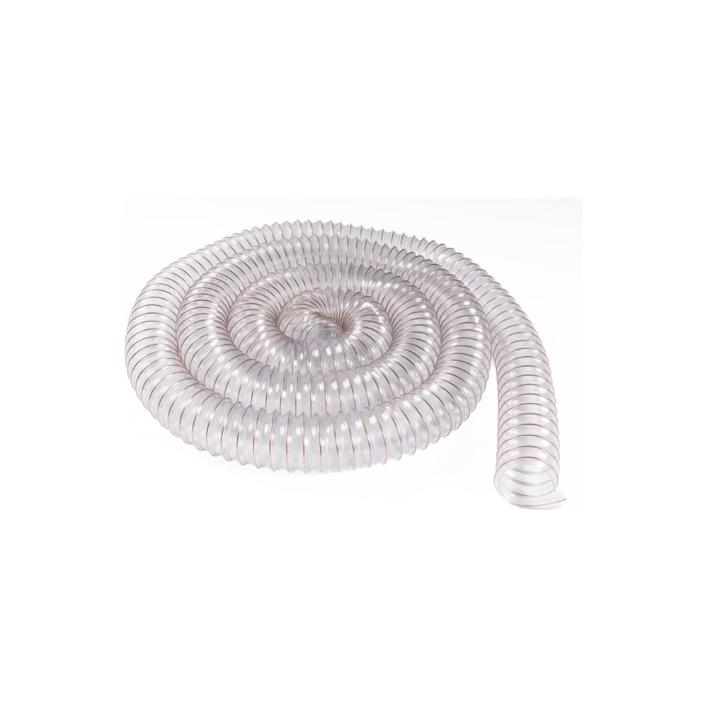 Воздуховод универсальный из прозрачного ПВХ 80 мм, длиной 10м, стенка 0,5мм Gigant G-PVC-05-80-10 - 2