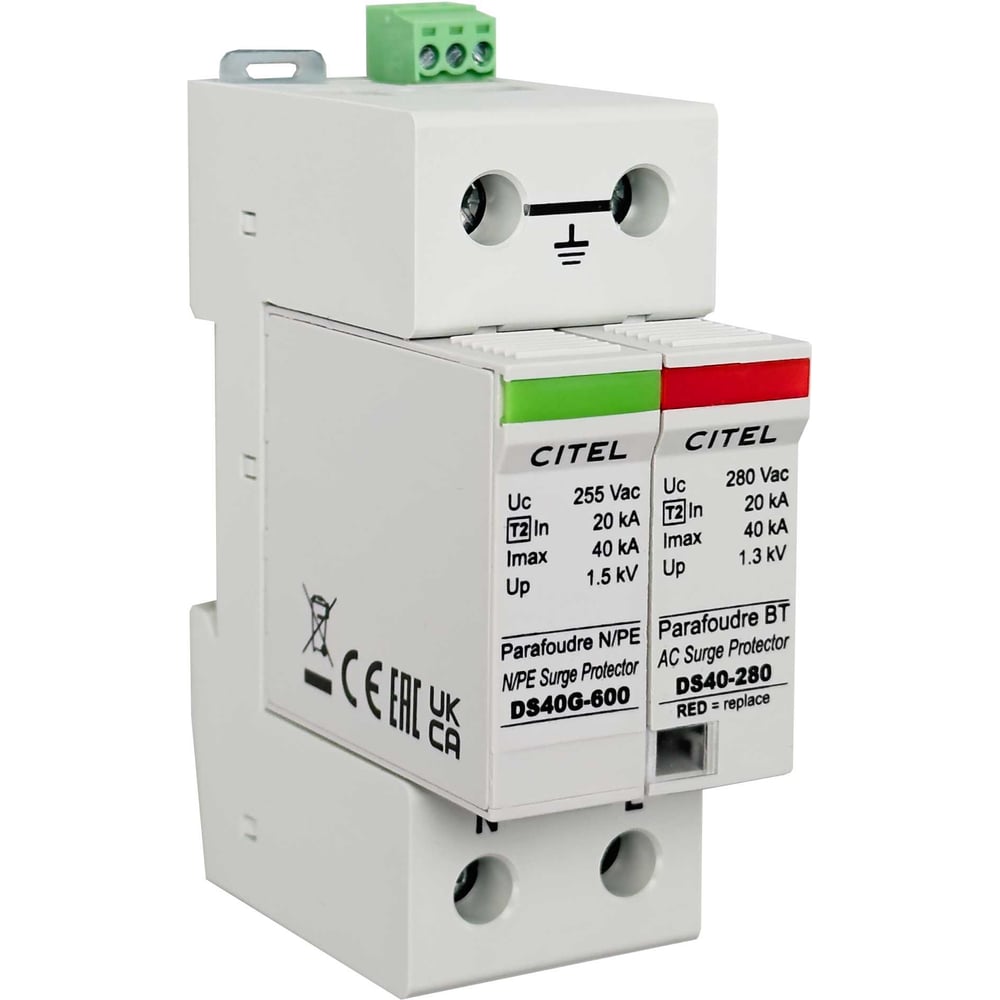 Изображение товара УЗИП CITEL Тип 2 DS4TS-280/G 46113182