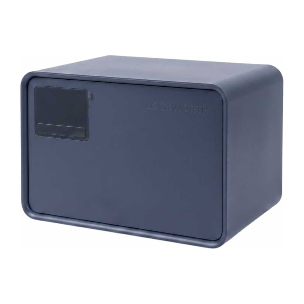 Сейф для денег и документов LockSworth 200x310x200 мм, электронный и механический кодовый замок, синий VS4523-BL