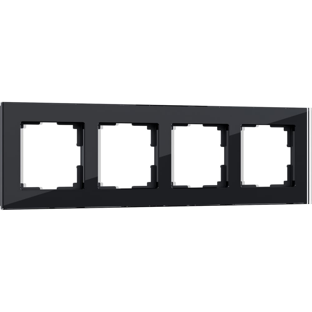 Изображение товара Рамка из стекла на 4 поста Werkel Favorit WL01-Frame-04 черный a031800 Изображение товара Рамка из стекла на 4 поста Werkel Favorit WL01-Frame-04 черный a031800