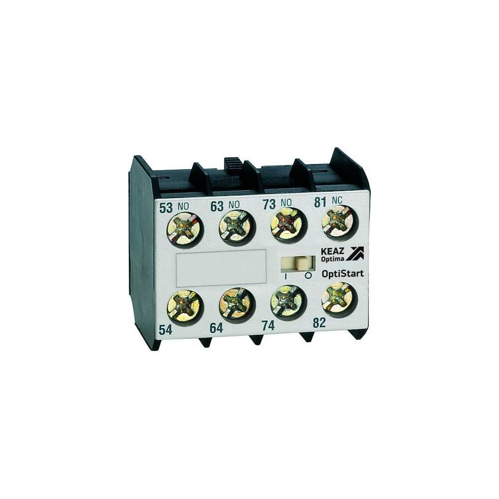 Блок контактный КЭАЗ OptiStart K-MX-1031 фронтальный 3НО+1НЗ для мини-контакторов M 335856