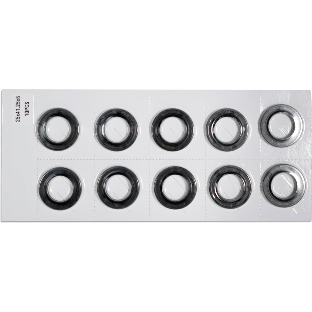 Сальник REDVOLT GX160, GX200 (ТС25*41,25*6) (10 шт.) 03-102K/10