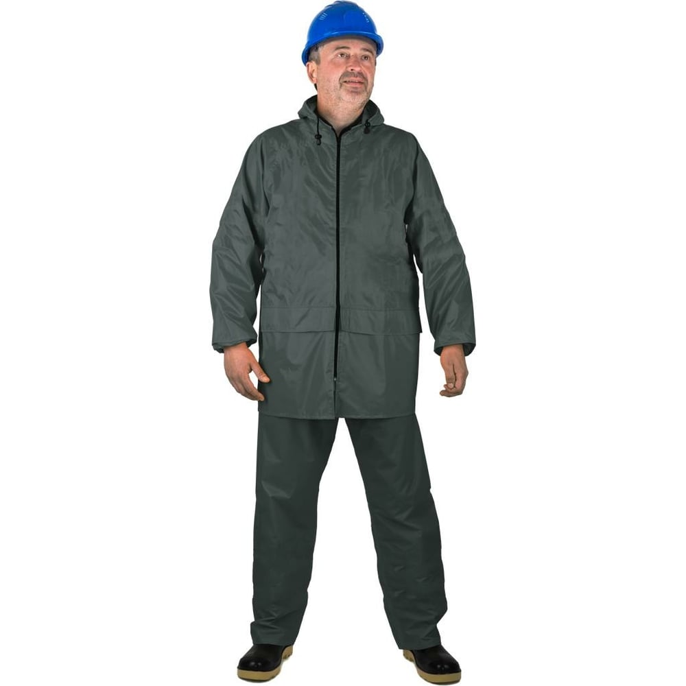 Изображение товара Влагозащитный костюм дождевик БЕРТА 888-44-46 зеленый для взрослых от 182 до 188 см