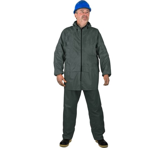 Изображение товара Влагозащитный костюм-дождевик БЕРТА 888-44-46 зеленый, рост 170-176