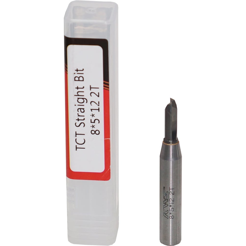 Фреза прямая KWS HW D=5mm, H=12, L=68, S=8, Z=2 BFK0A0201