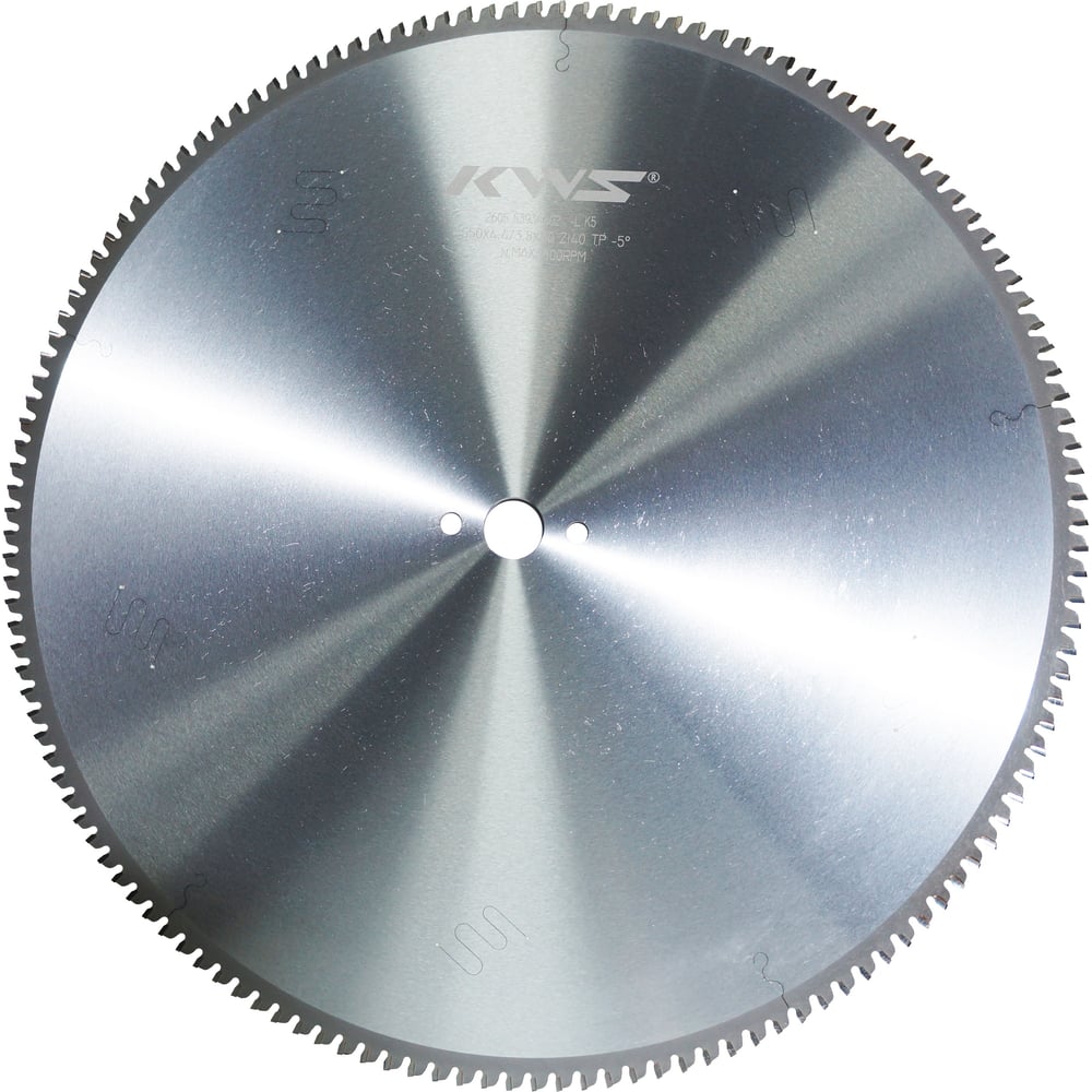 Диск пильный для обработки цветных металлов KWS 550*30*4.4/3.8*140T TP -5 2/11/63 TFKL00461