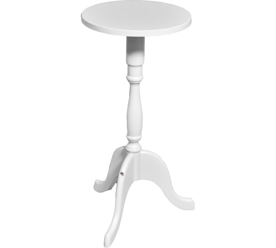 Изображение товара Напольная подставка под цветы Мебелик П2 белая 006406 6406