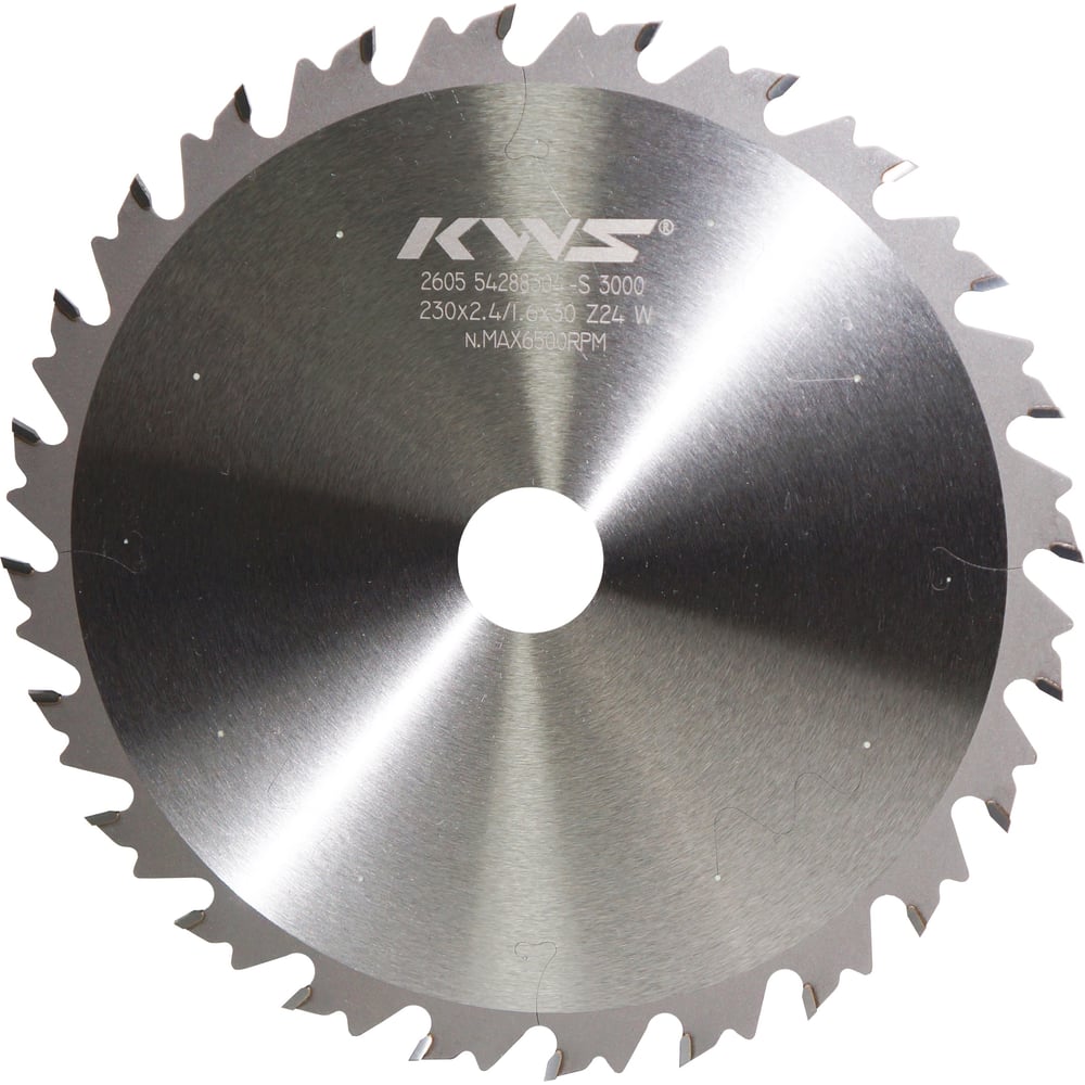 Диск пильный KWS 230*30*2.4/1.6*24T W 3000 TFKU01050