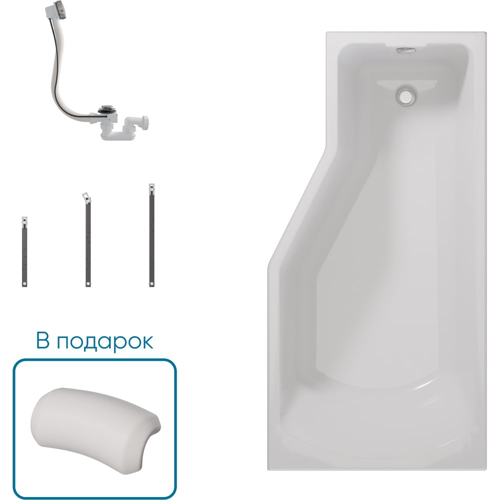 Изображение товара Ванна 1Marka КОНВЕЙ/CONVEY 1500x750 R, комплект Стандарт 2 П 01 kon1575п кс2+п Изображение товара Ванна 1Marka КОНВЕЙ/CONVEY 1500x750 R, комплект Стандарт 2 П 01 kon1575п кс2+п