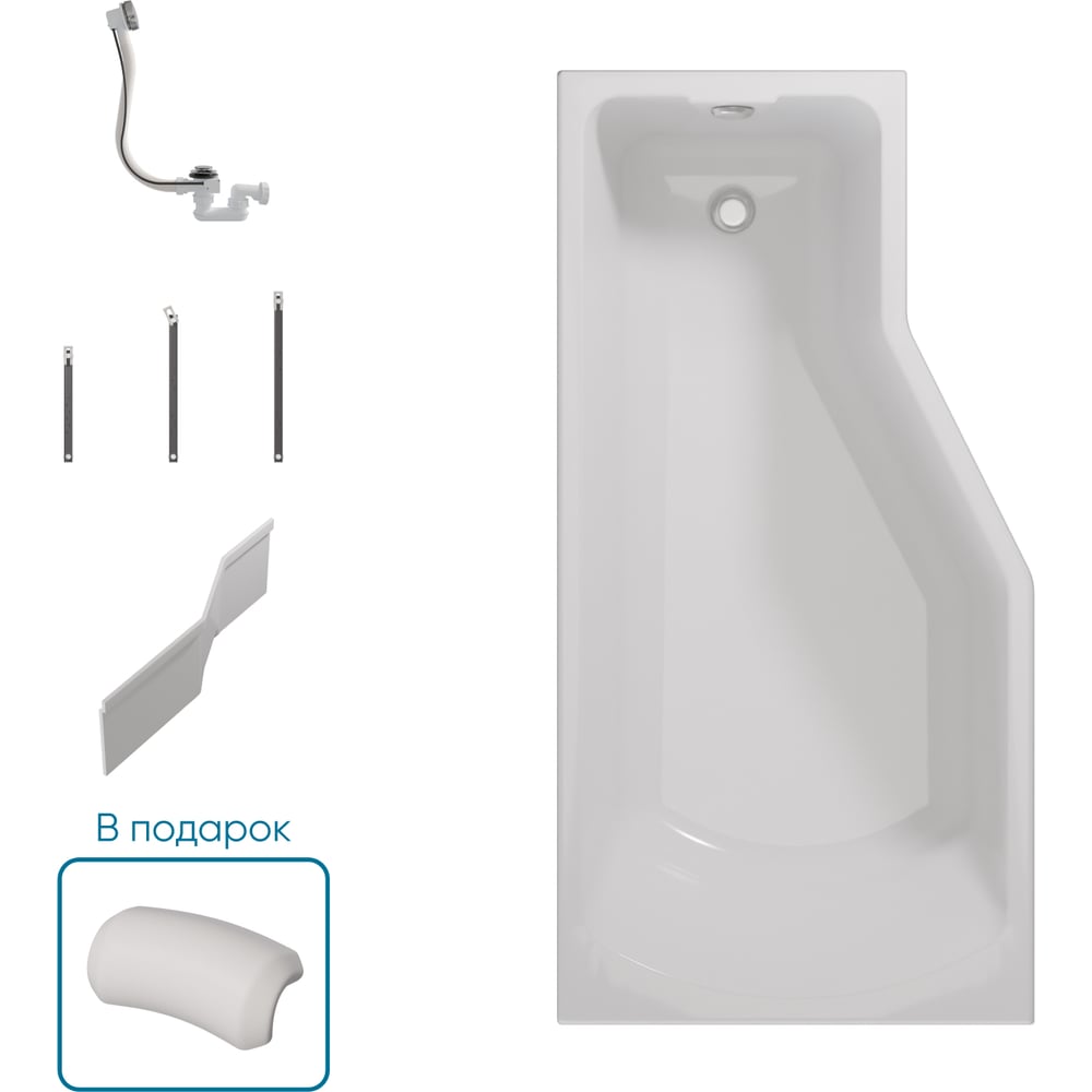 Изображение товара Ванна 1Marka КОНВЕЙ/CONVEY 1500x750 L, комплект Премиум П 01 kon1575л кпп Изображение товара Ванна 1Marka КОНВЕЙ/CONVEY 1500x750 L, комплект Премиум П 01 kon1575л кпп