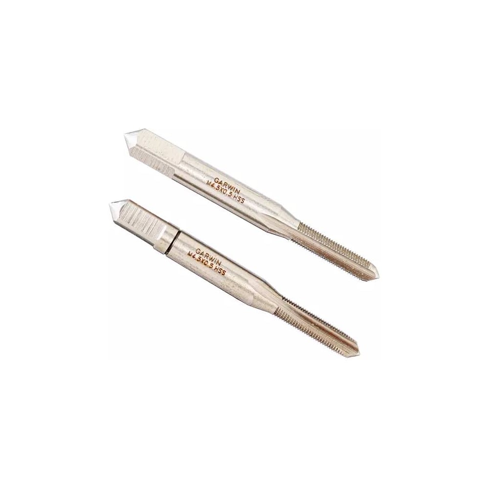 Изображение товара Метчики ручные GARWIN Mf4,5x0.5, DIN 2181, HSS, 6H, комплект из 2 штук GM-TF045050 Изображение товара Метчики ручные GARWIN Mf4,5x0.5, DIN 2181, HSS, 6H, комплект из 2 штук GM-TF045050
