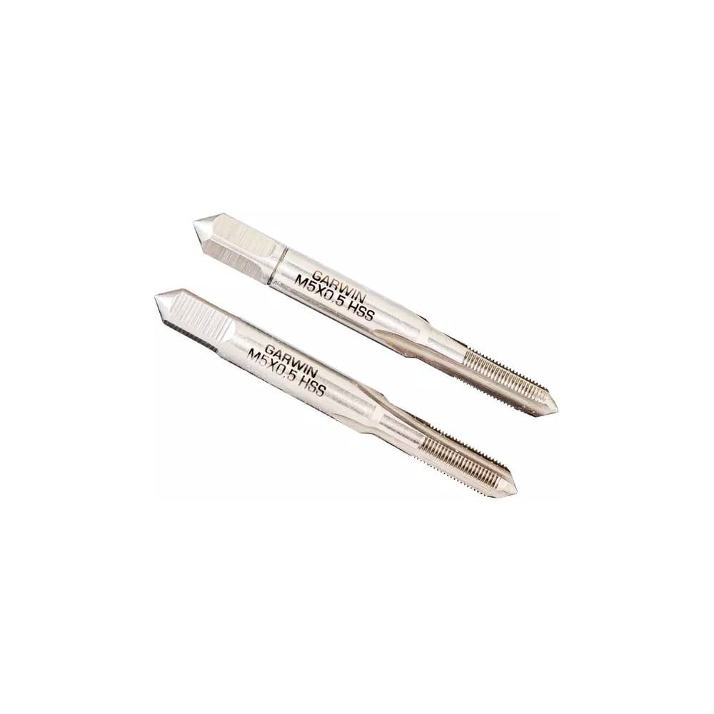 Метчики ручные GARWIN Mf5x0.5, DIN 2181, HSS, 6H, комплект из 2 штук GM-TF050050