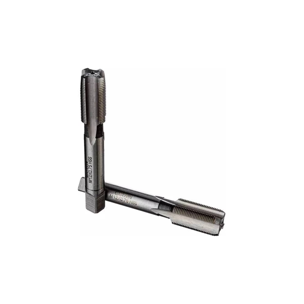 Метчики ручные GARWIN Mf12x0.75, DIN 2181, HSS, 6H, комплект из 2 штук GM-TF120075