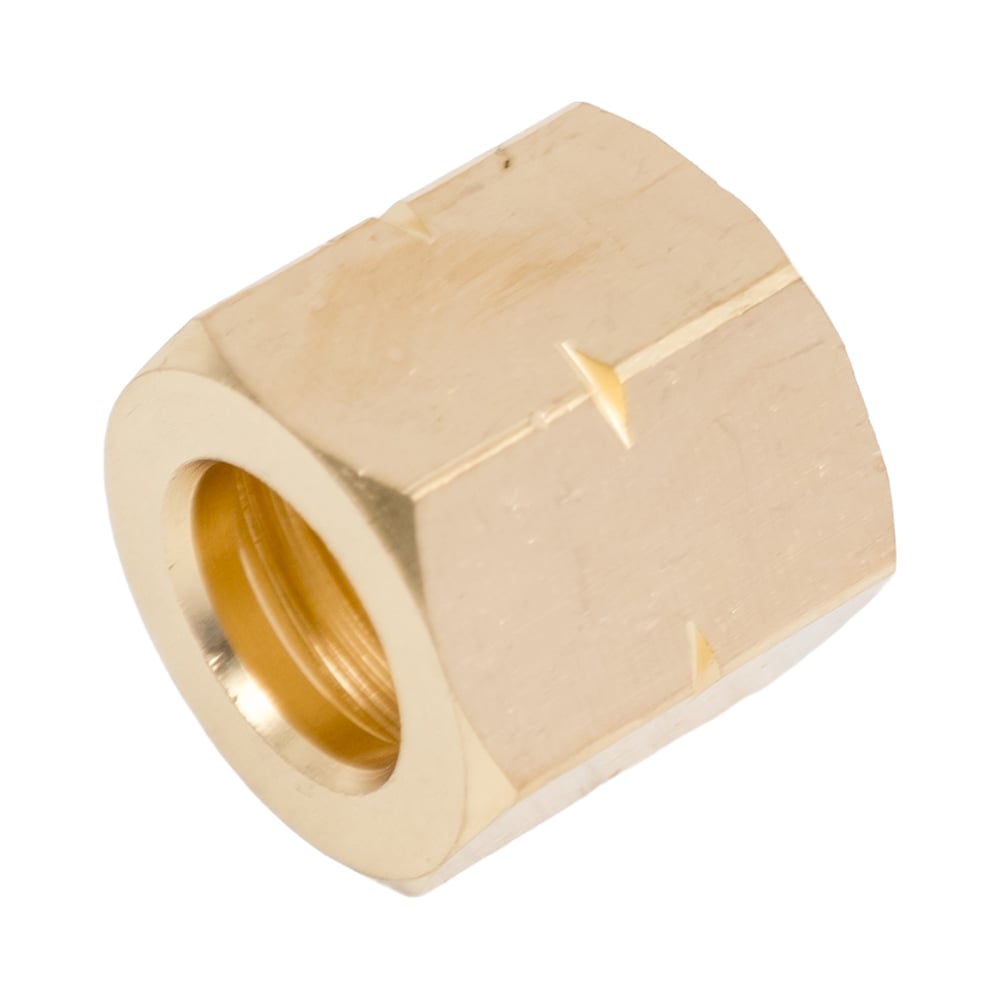 Изображение товара Гайка накидная М12х1.25LH из латуни ПТК