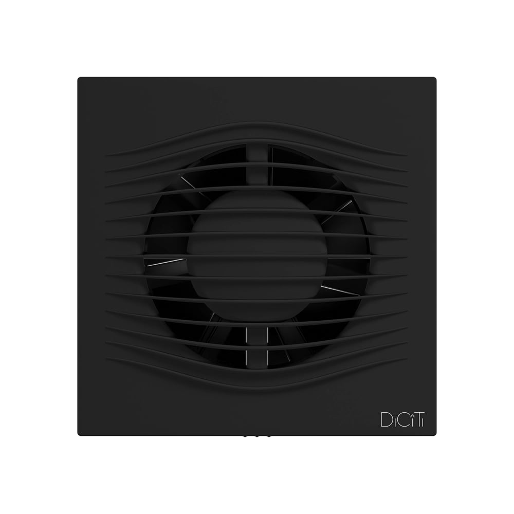 Изображение товара Вентилятор накладной DiCiTi SLIM D125 обратный клапан Matt black SLIM 5C Matt black