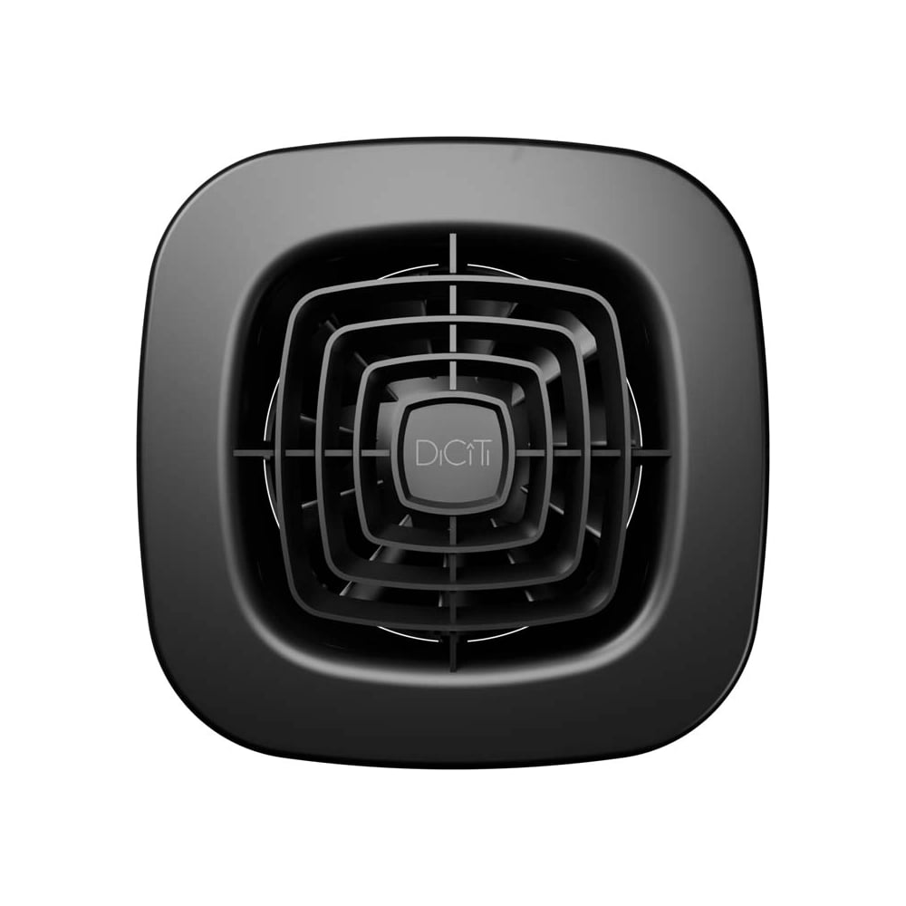 Изображение товара Вентилятор накладной DICITI AIR D100 обр.клапан Matt black AIR 4C Matt black