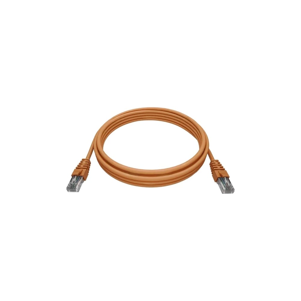 Патч-корд NTSS RJ45/8P8C, T568B UTP 6 кат. литой, 1.5 метра, LSZH, оранжевый, шт NTSS-PC-UTP-RJ45-6-1.5-LSZH-OR