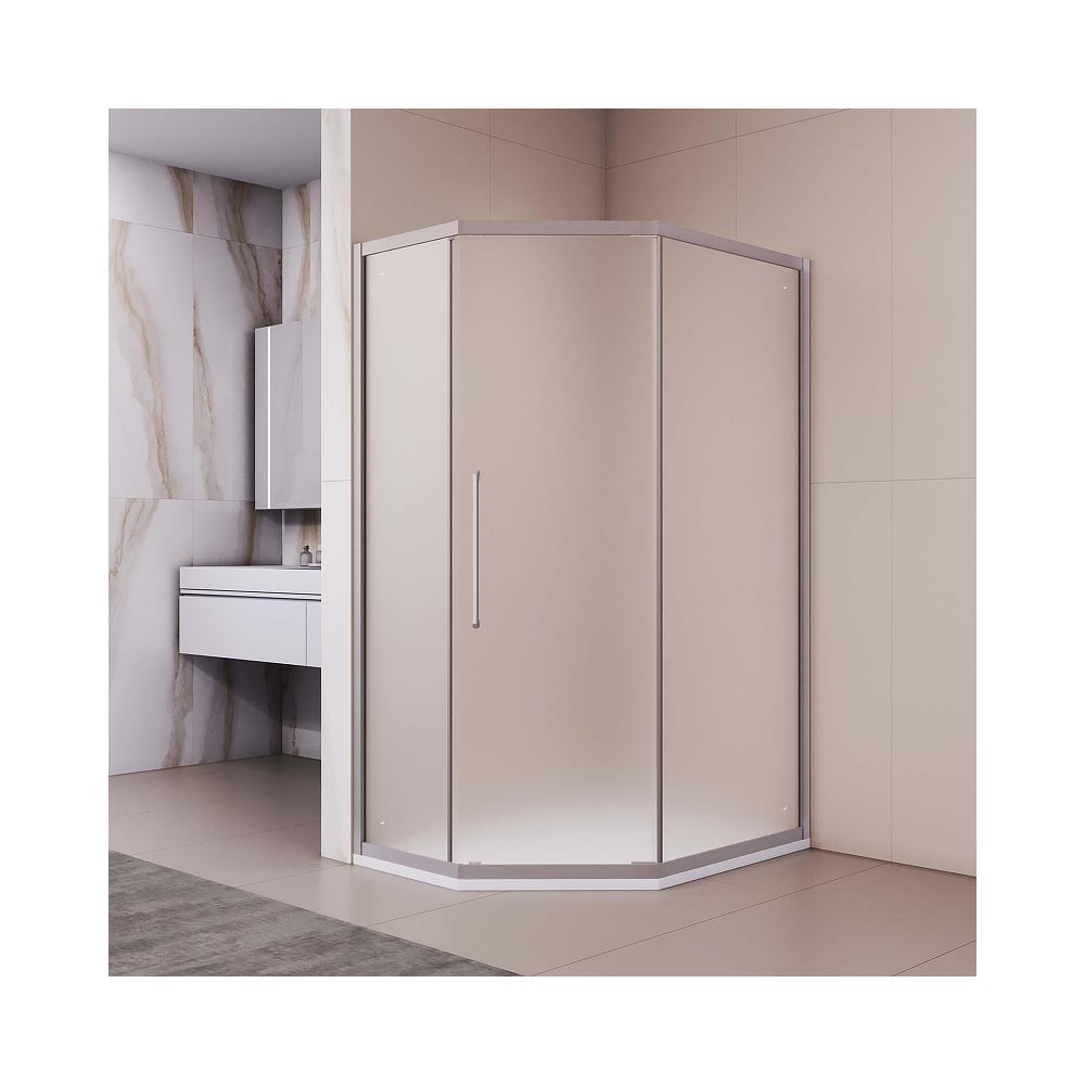 Душевой уголок RGW 90x120x195 PA-86-S NEW Трапеция/Сатин/Матовое/6 мм 38088692-211N