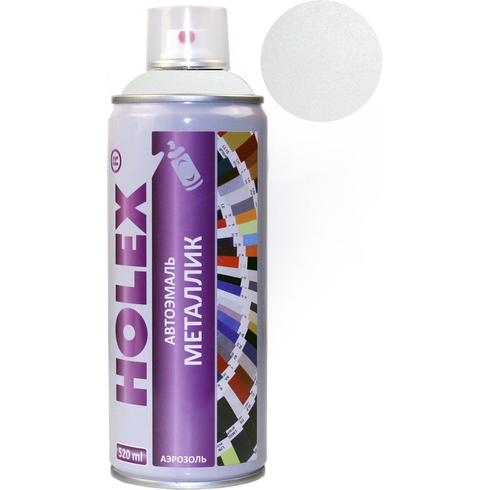 Автоэмаль аэрозоль HOLEX KIA PGU Crystal White металлик, 520 мл HAS-245426