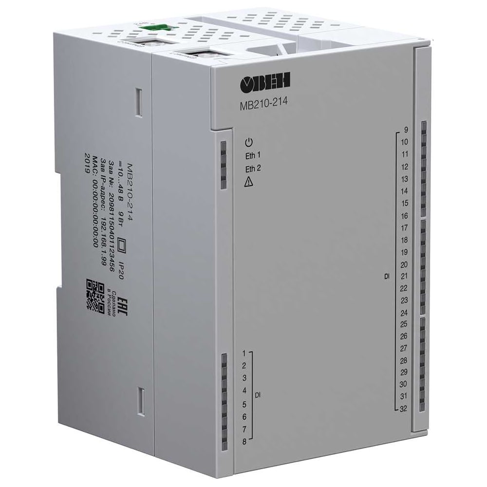 Изображение товара Модуль дискретного ввода ОВЕН МВ210-214 Z-00099525