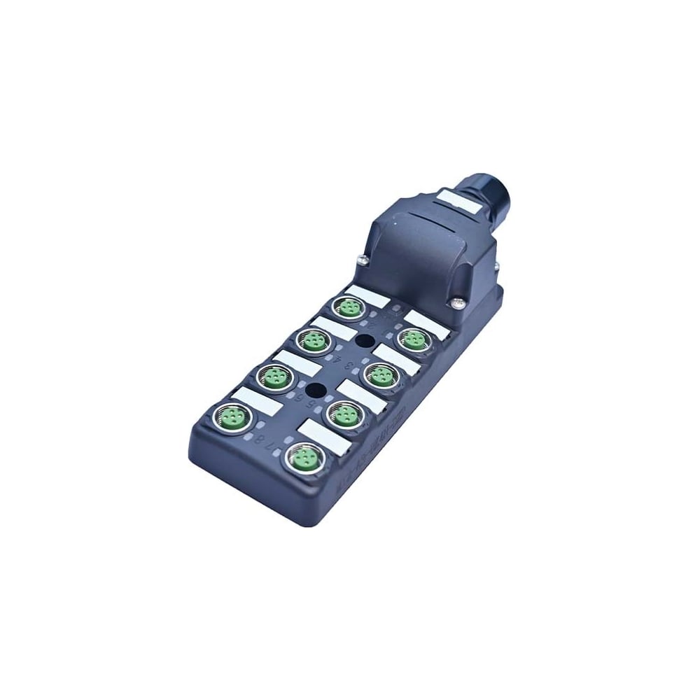 Распределительная коробка VELLEDQ M12-A3-8K4P-DZP , разъем М12, портов 8, 4pin, PNP,разъем DZP 08-00034473