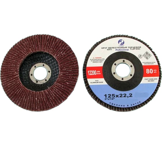 Изображение товара Круг лепестковый торцевой SA28003P (125x22.2 мм; КЛТ1; 14А; А120; №10) CNIC 53716