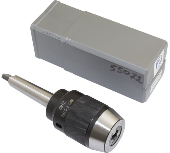 Изображение товара Патрон сверлильный самозажимной бесключевой ПСС-13 с хвостовиком КМ2 с лапкой, 0.5-13 мм CNIC 55072