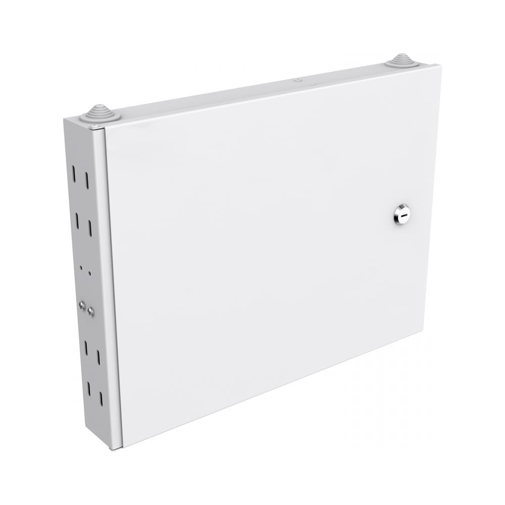 Кросс оптический настенный укомплектованный KOSCAB 20 портов ST/UPC, 62.5/125 мкм (планки, сплайс-кассета, пигтейлы, КДЗС, адаптеры) серый RAL 7035шт КОС-КН-20-ST/U-62.5-SP1.5G2AY