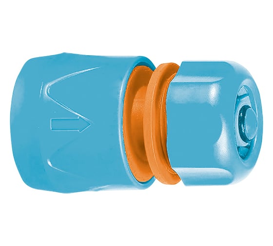 Изображение товара Соединитель быстросъемный с аквастопом, пластиковый, для шланга 3/4" Yard 64-2-019