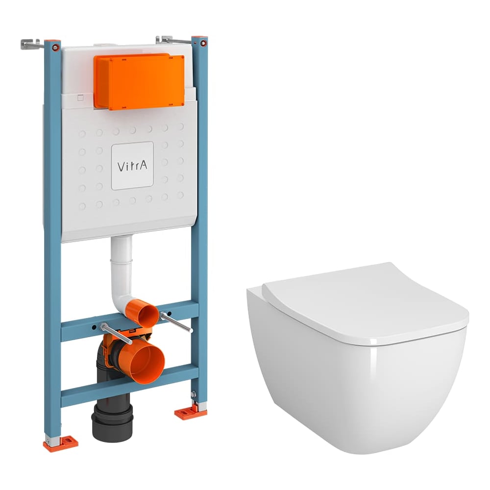 Изображение товара Комплект Vitra L-Box Shift Rim-ex: подвесной безободковый унитаз (7742) + сиденье (810) + инсталляция (732) 9855B003-7207 Изображение товара Комплект Vitra L-Box Shift Rim-ex: подвесной безободковый унитаз (7742) + сиденье (810) + инсталляция (732) 9855B003-7207