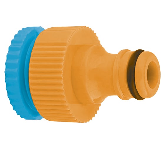 Изображение товара Штуцер пластиковый, внутренняя резьба для шланга 1/2", 3/4" Yard 64-2-009