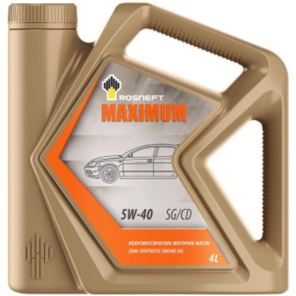 Изображение товара Масло моторное РОСНЕФТЬ Maximum 5W-40, SG/CD, 60 л 12405 Изображение товара Масло моторное РОСНЕФТЬ Maximum 5W-40, SG/CD, 60 л 12405