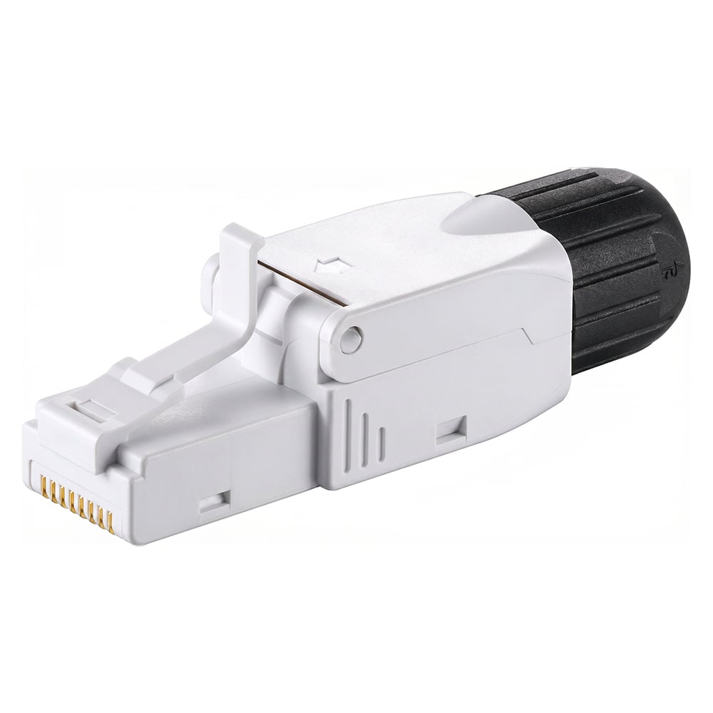 Изображение товара Коннектор Filum FL-PG-U5E-TS Сat 5e, UTP, RJ45(8p8c), 50мкд, toolless, универсальный, для одножильного и многожильного кабеля, 00-01293263