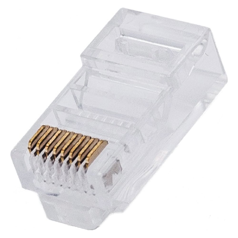 Изображение товара Коннектор Filum FL-PG-U6 Cat 6, UTP, RJ45(8p8c), 50мкд, универсальный, для одножильного и многожильного кабеля, 100 шт, 00-01293264 Изображение товара Коннектор Filum FL-PG-U6 Cat 6, UTP, RJ45(8p8c), 50мкд, универсальный, для одножильного и многожильного кабеля, 100 шт, 00-01293264