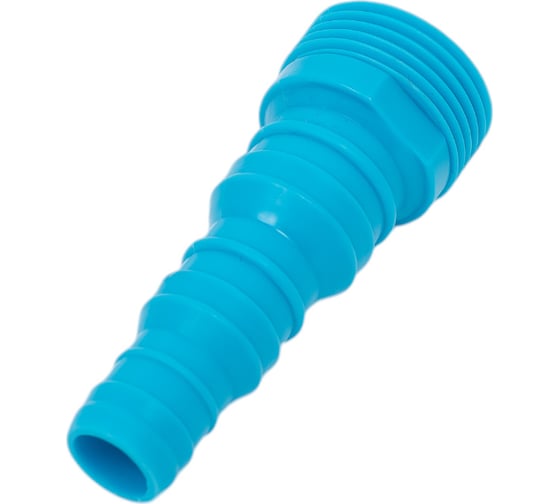 Изображение товара Переходник-соединитель штуцерный, пластиковый, внешняя резьба 3/4" для шланга 1/2", 3/4" Yard 64-2-013